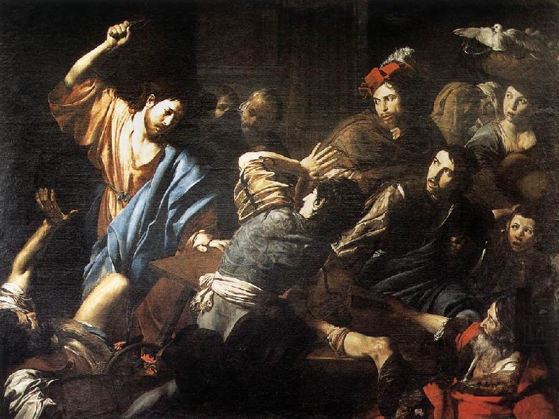 VALENTIN DE BOULOGNE Christ Driving the Money Changers out of the Temple kjh china oil painting image
